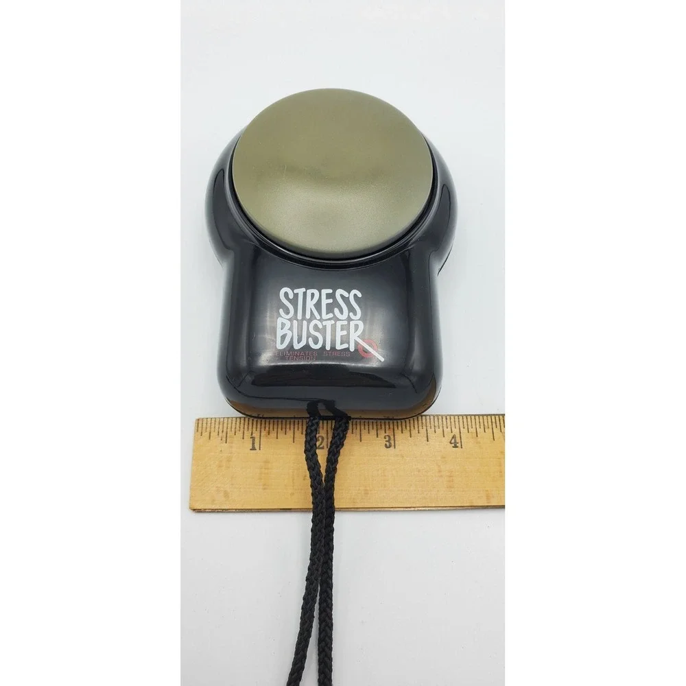 VTG Stress Buster Massage Vibrator Handheld Battery Big Button Back Chair Tested
